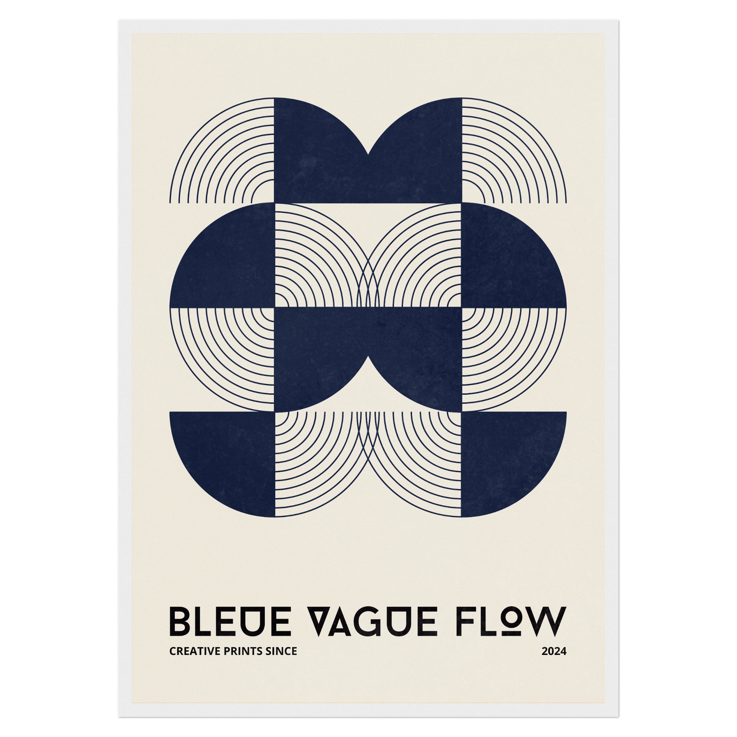 Bauhaus - Symétrie Inversée - Bleue Vague Flow