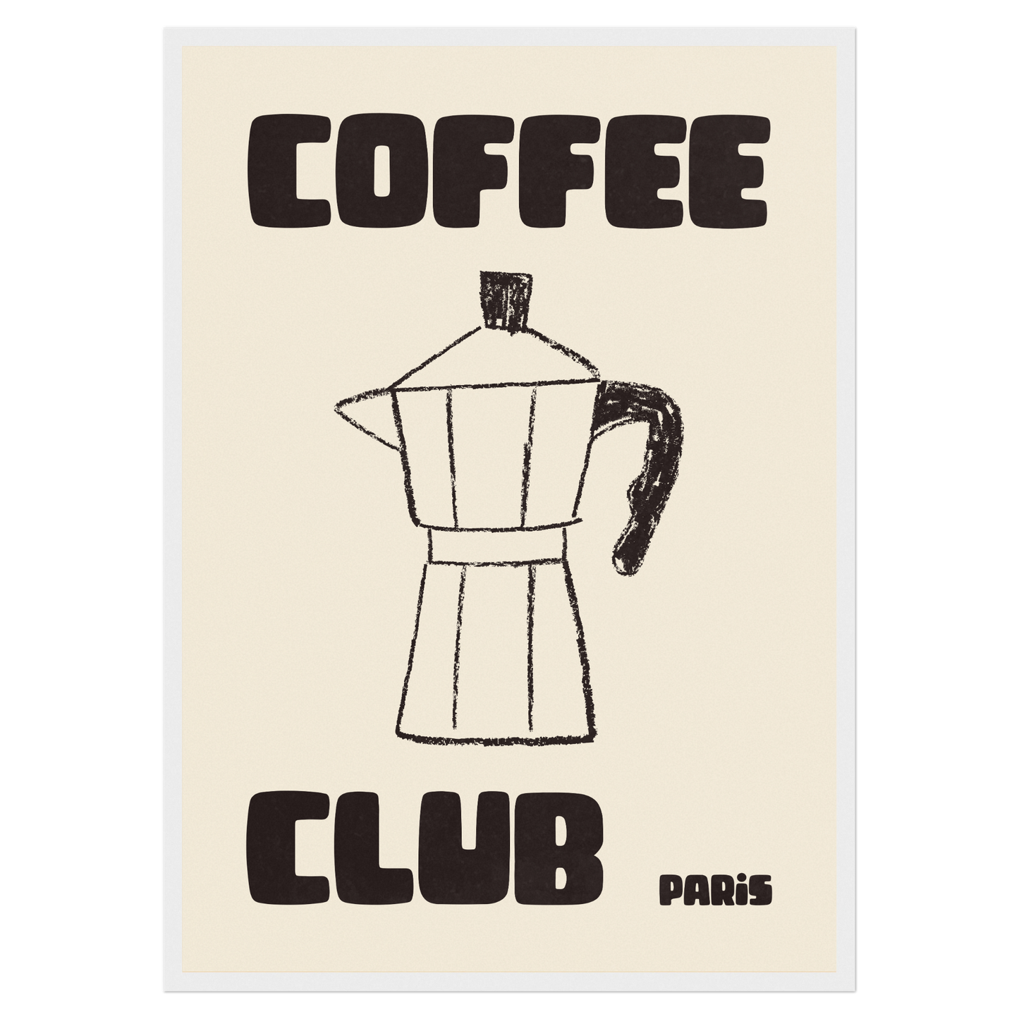 Coffee Club - Cafetière Italienne Bleue Vague Flow