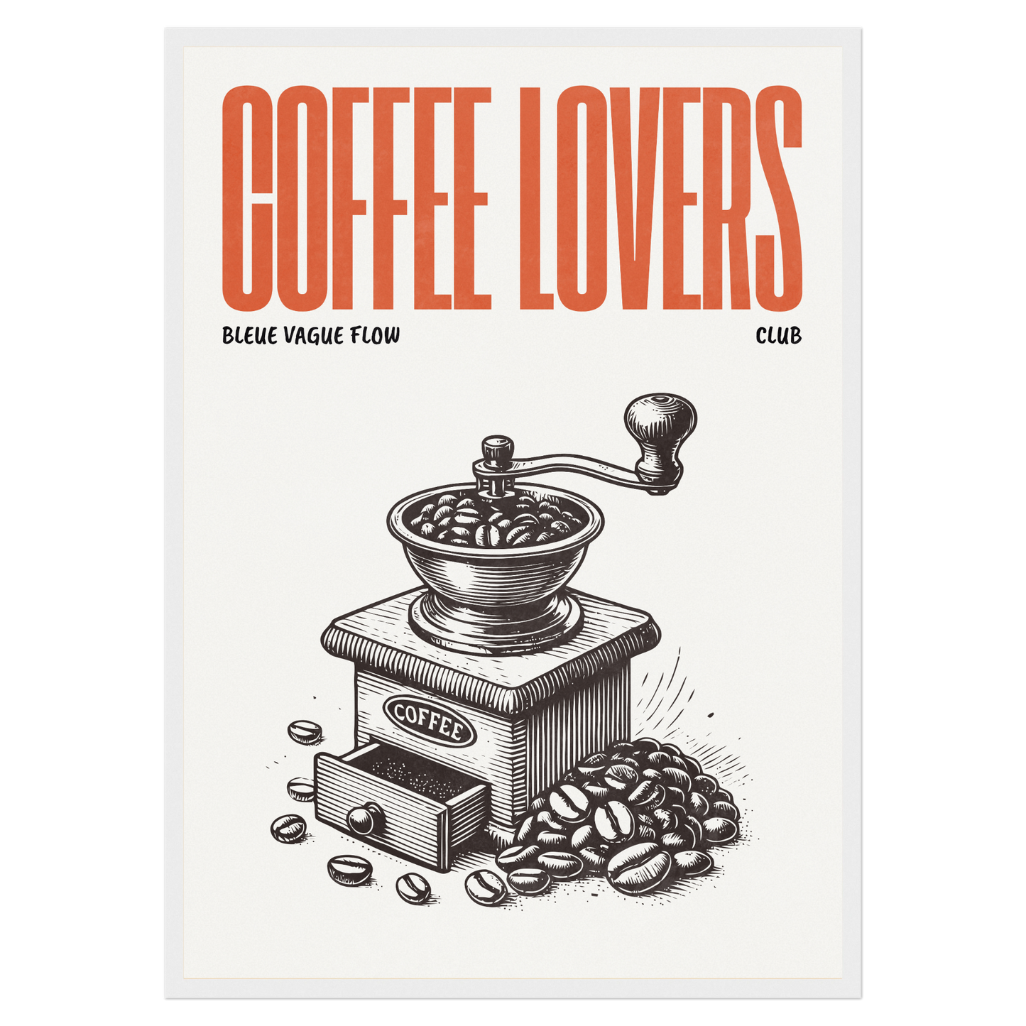 Amateurs De Café - Moulin À Café Bleue Vague Flow