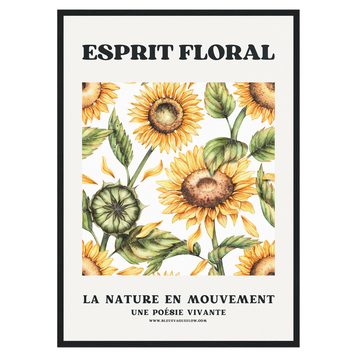 Esprit Floral - Réveil Bleue Vague Flow
