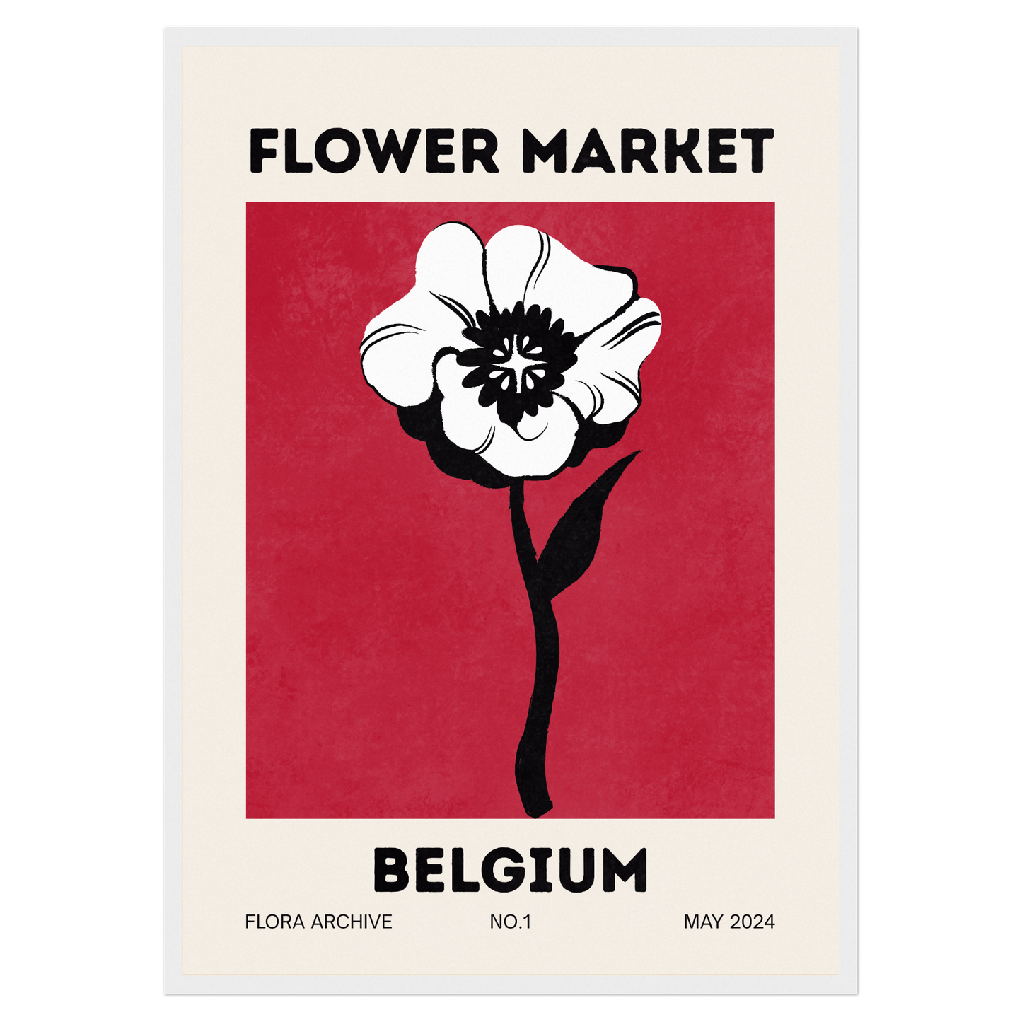Flower Market - Belgium Bleue Vague Flow