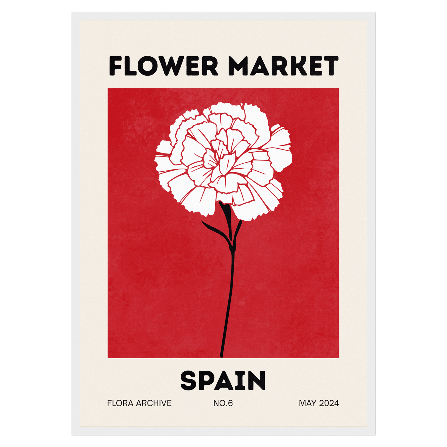 Flower Market - Spain Bleue Vague Flow