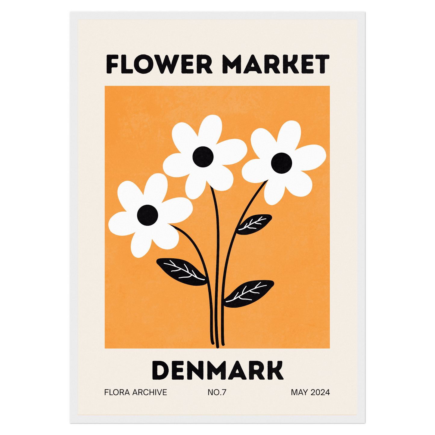 Flower Market - Denmark Bleue Vague Flow