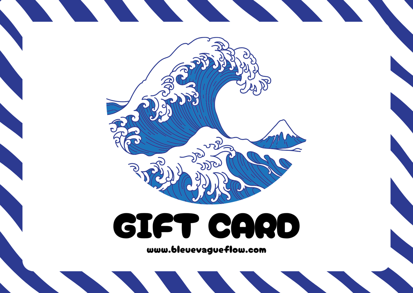 Carte cadeau Bleue Vague Flow Bleue Vague Flow