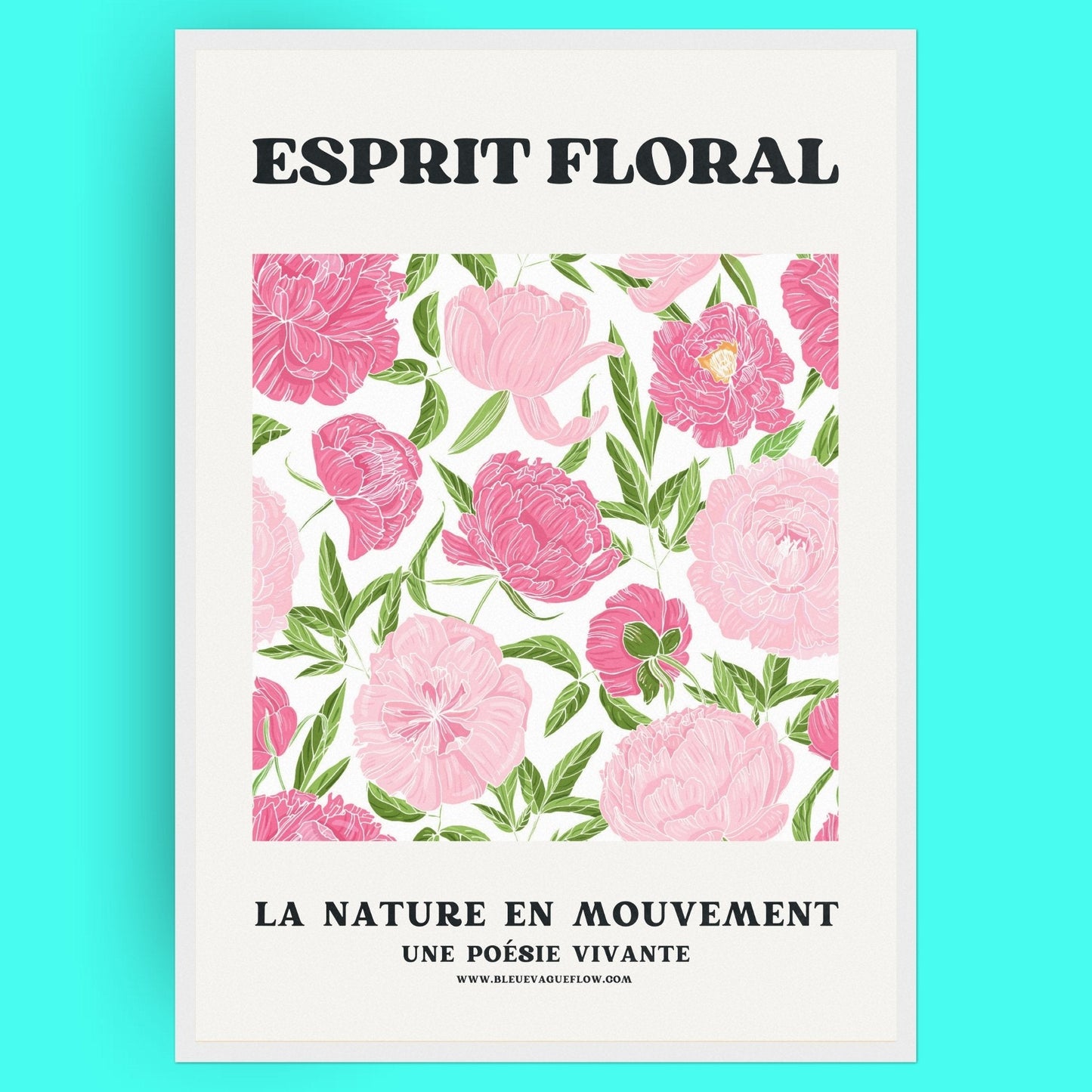 Esprit Floral - Pétale Bleue Vague Flow