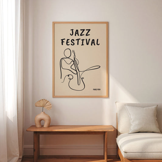 Jazz Festival Paris - Contrebasse Bleue Vague Flow