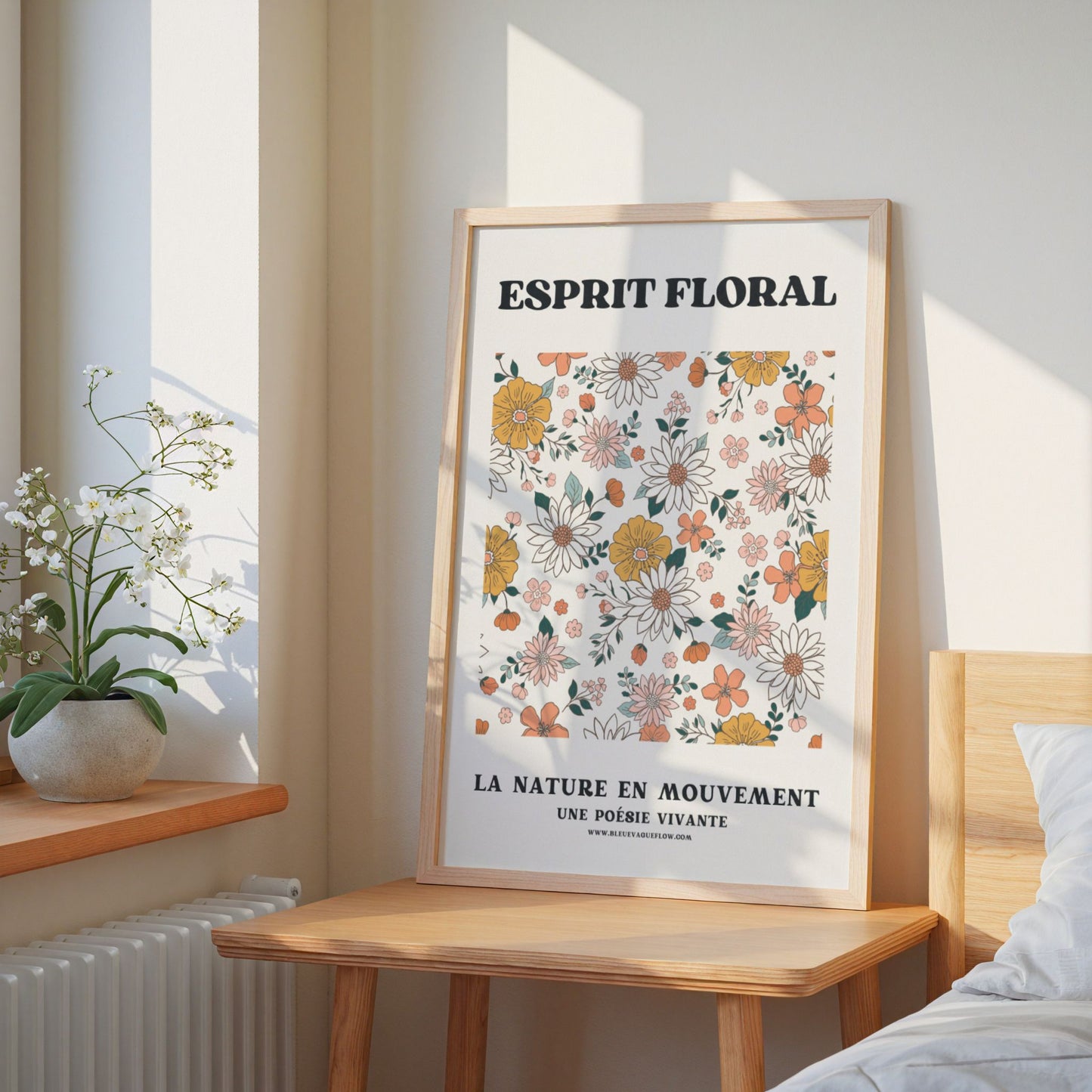 Esprit Floral - Rêve Bleue Vague Flow