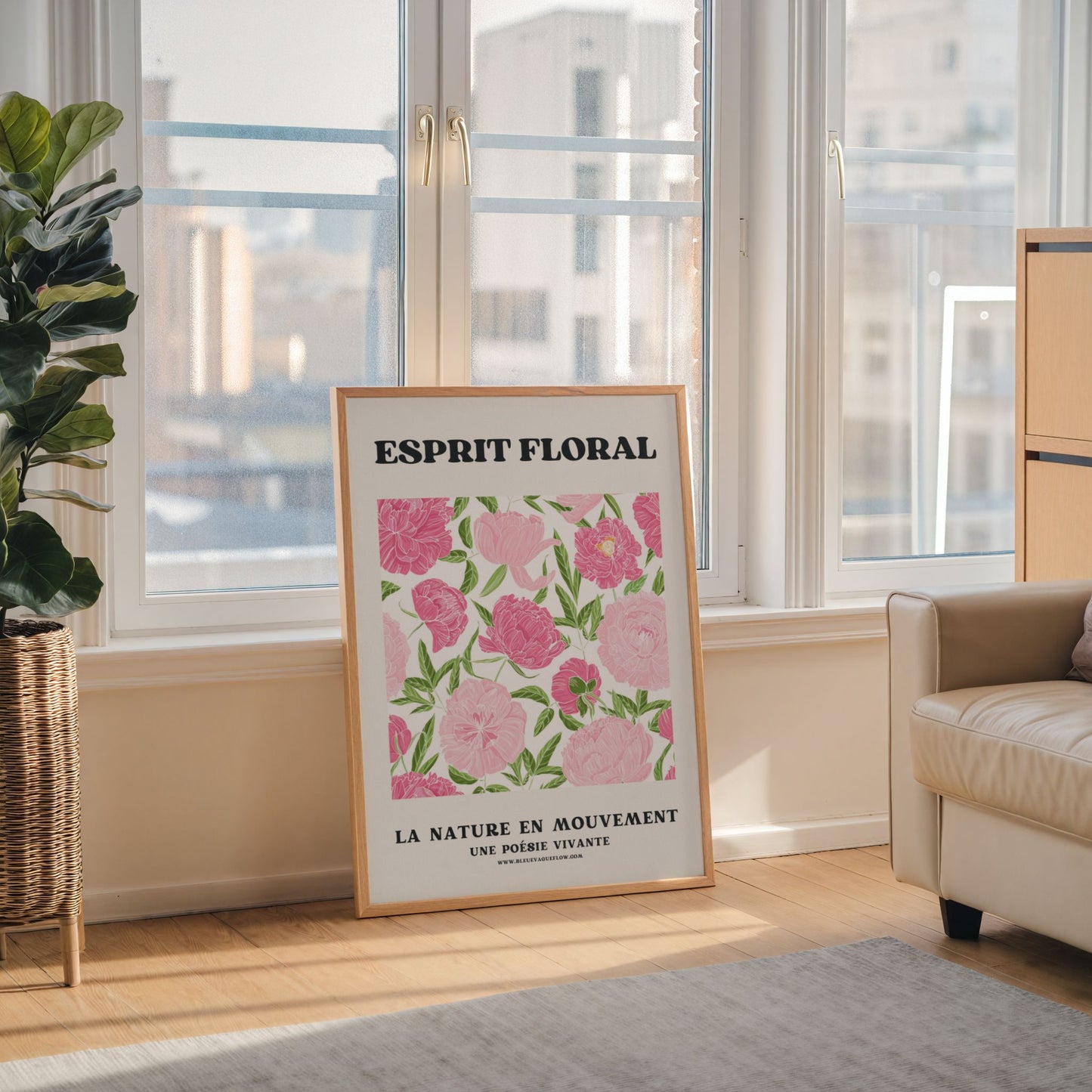 Esprit Floral - Pétale Bleue Vague Flow