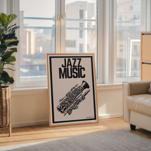Musique Jazz - Clarinette Bleue Vague Flow