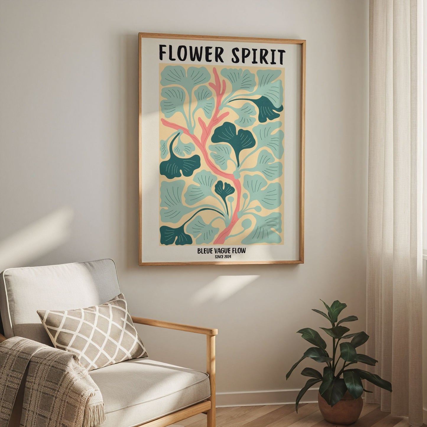 Flower Spirit - Souffle léger Bleue Vague Flow