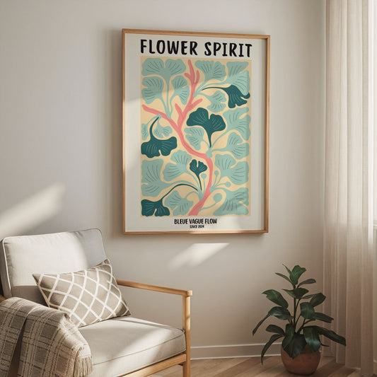 Flower Spirit - Souffle léger Bleue Vague Flow