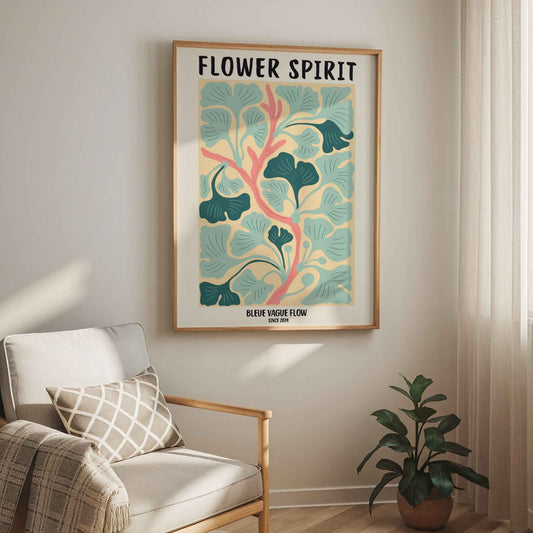 Flower Spirit - Souffle léger Bleue Vague Flow