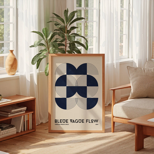 Bauhaus - Symétrie Inversée - Bleue Vague Flow