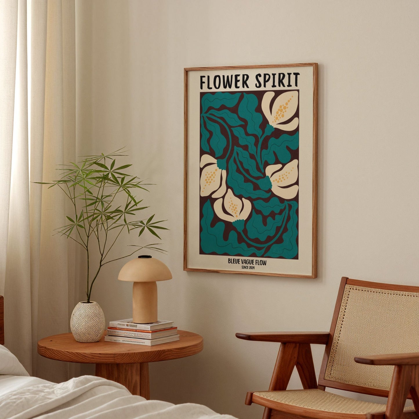 Flower Spirit - Ombre tendre Bleue Vague Flow