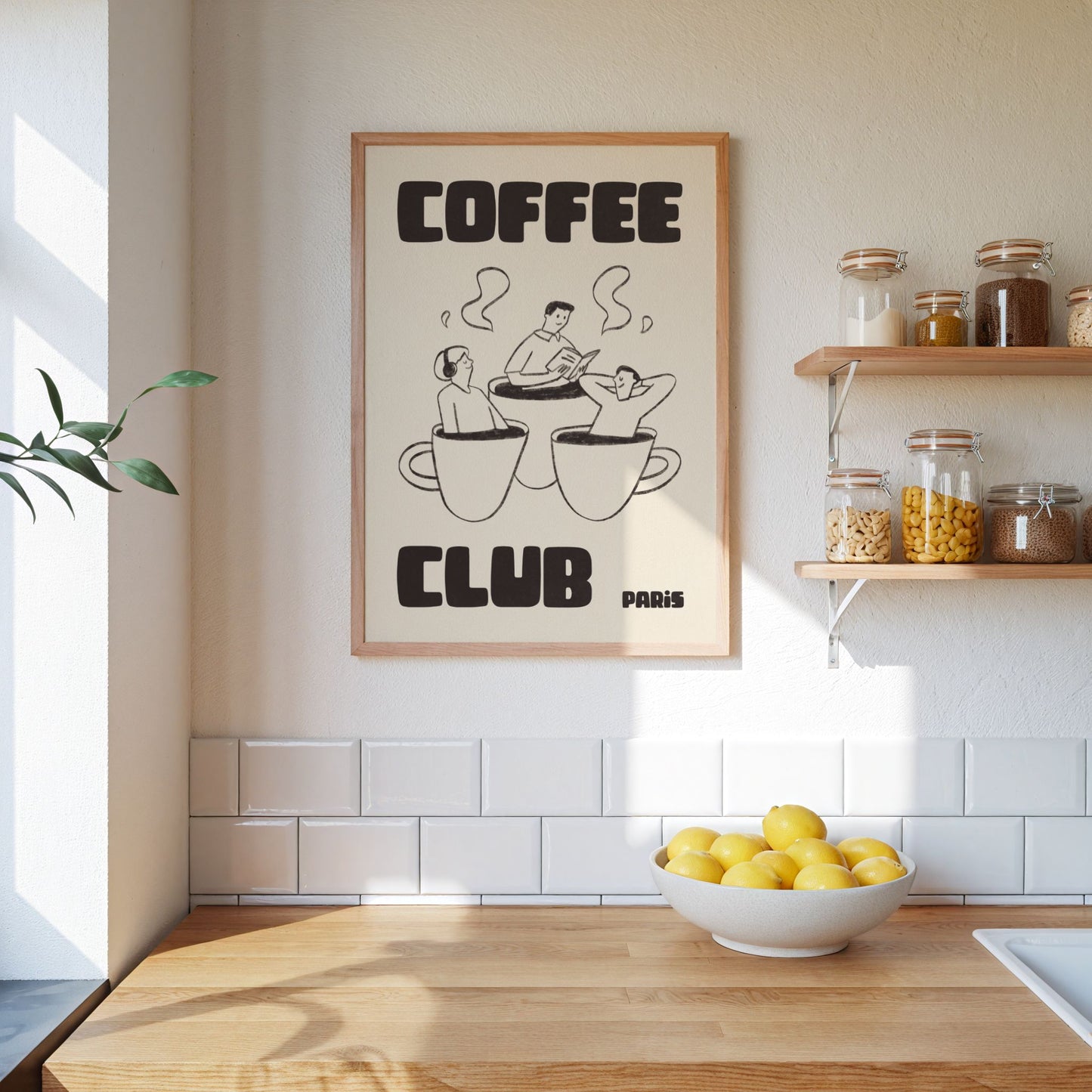 Coffee Club - Bain De Café Bleue Vague Flow