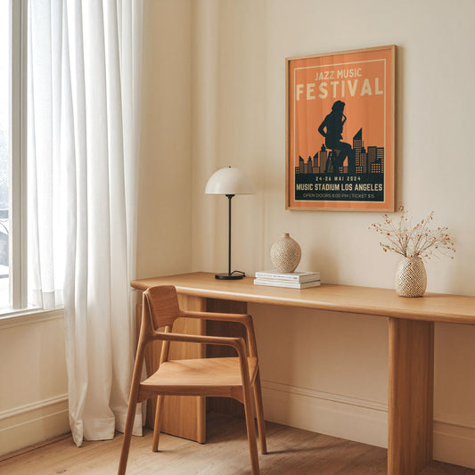 Jazz Festival - Sax Place Bleue Vague Flow