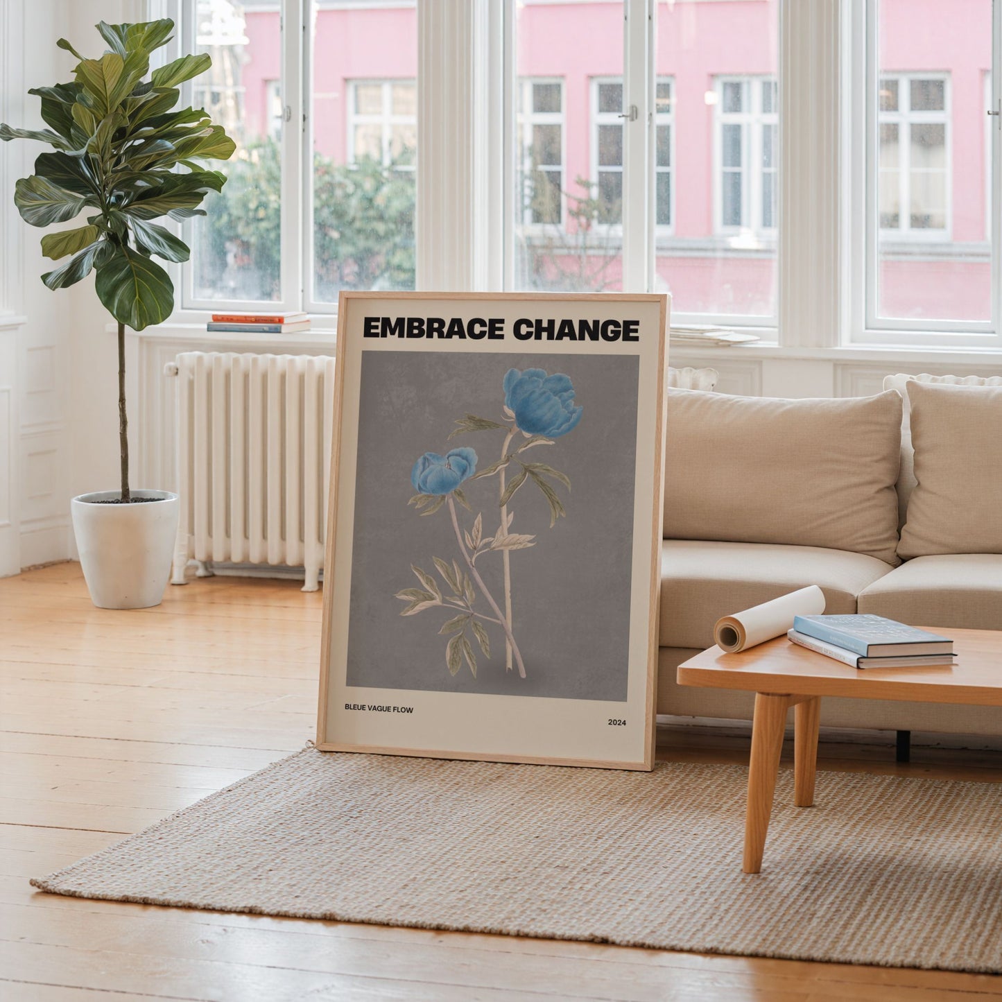 Floral Spirit - Embrace Change Bleue Vague Flow