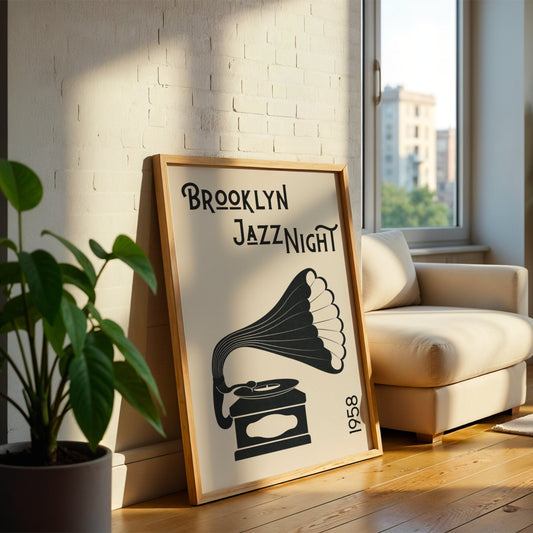 Brooklyn Jazz Night - Vieux Gramophone Bleue Vague Flow