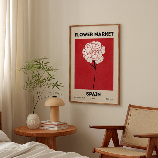 Flower Market - Spain Bleue Vague Flow