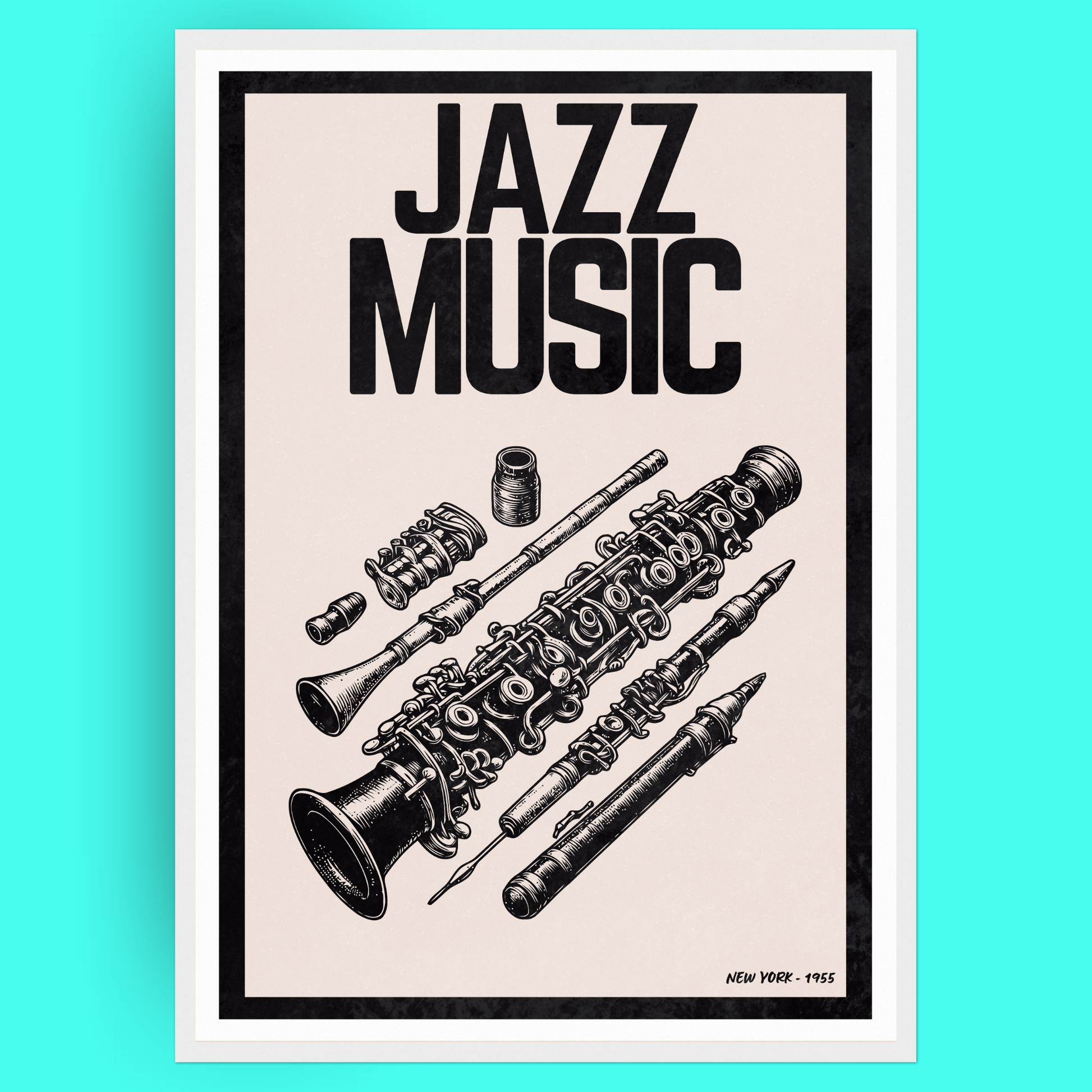Jazz Music - Clarinet Bleue Vague Flow