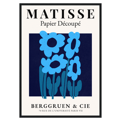 Matisse Papier Découpé - No8 Bleue Vague Flow Print Material