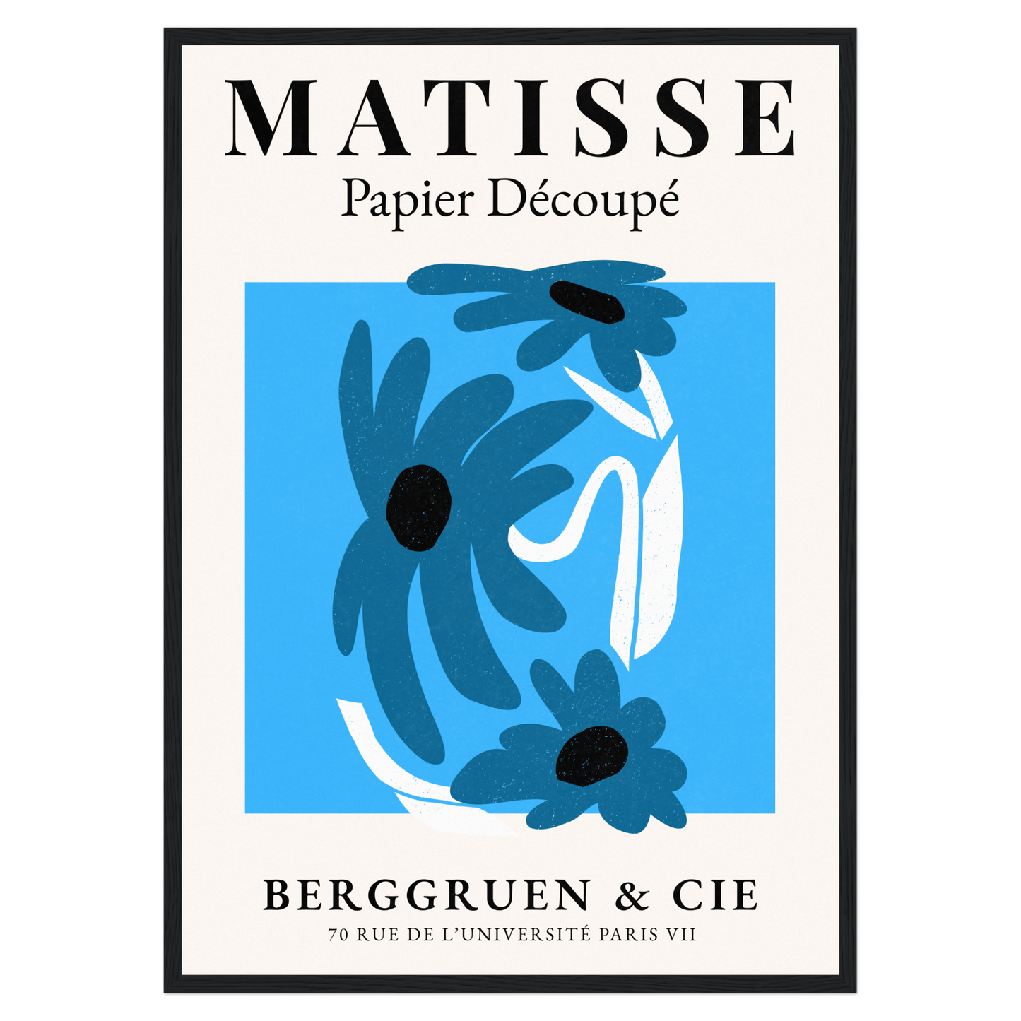 Matisse Papier Découpé - No5 Bleue Vague Flow Print Material
