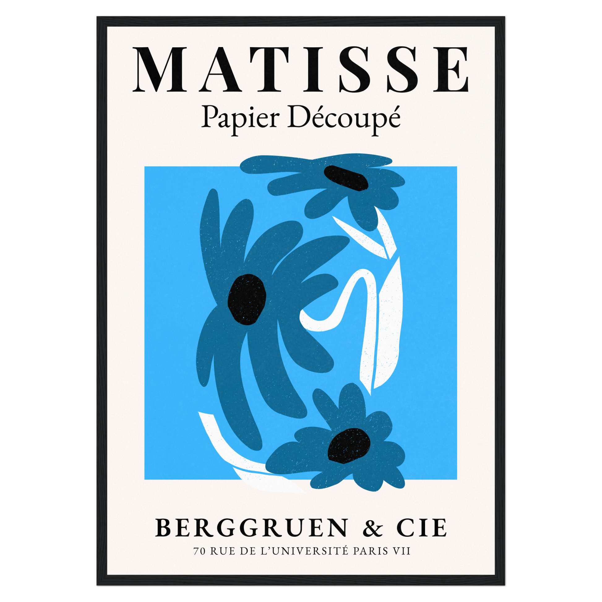 Matisse Papier Découpé - No5 Bleue Vague Flow Print Material
