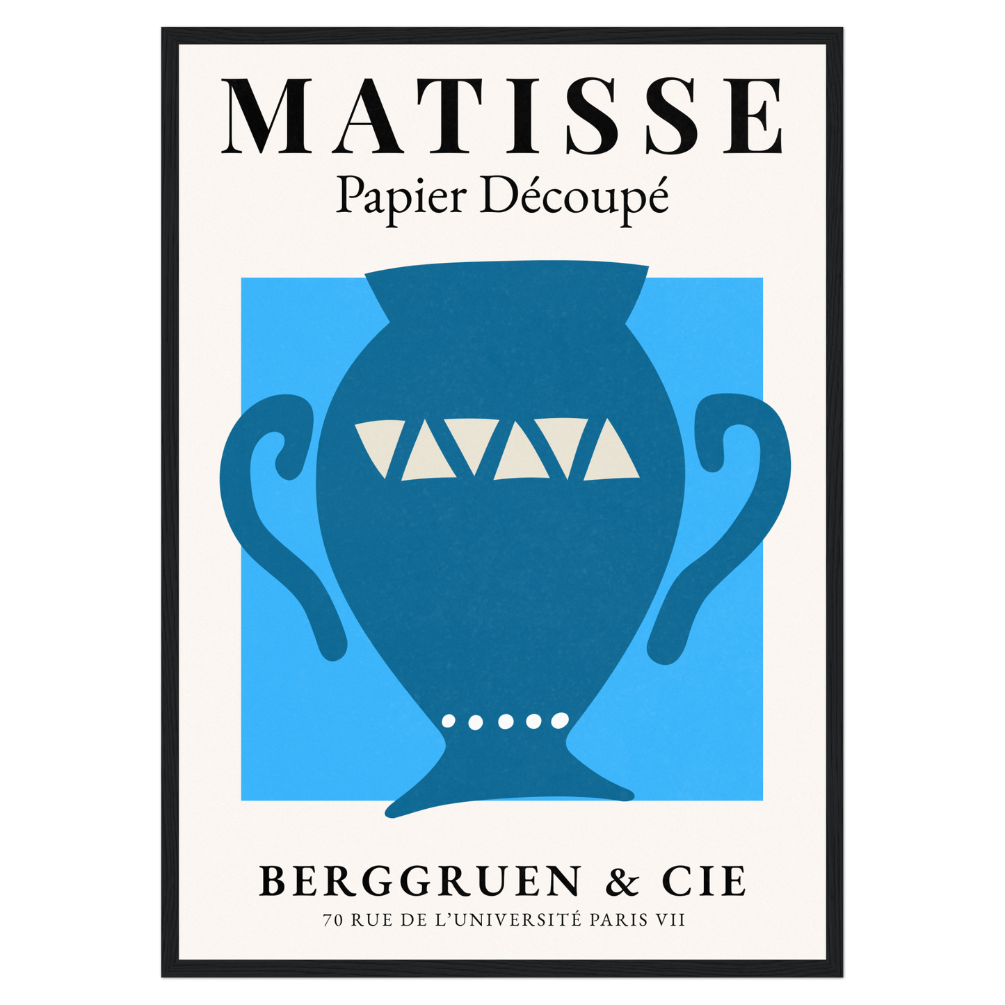 Matisse Papier Découpé - No6 Bleue Vague Flow Print Material