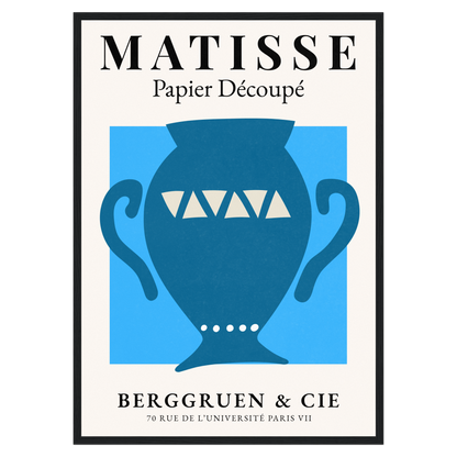 Matisse Papier Découpé - No6 Bleue Vague Flow Print Material