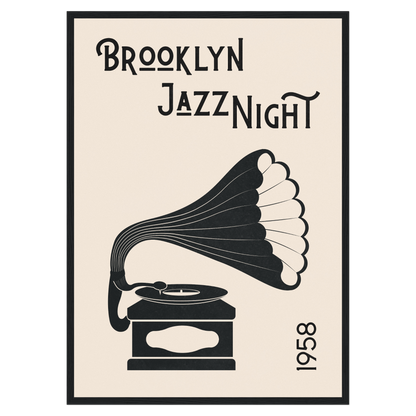 Brooklyn Jazz Night - Vieux Gramophone Bleue Vague Flow