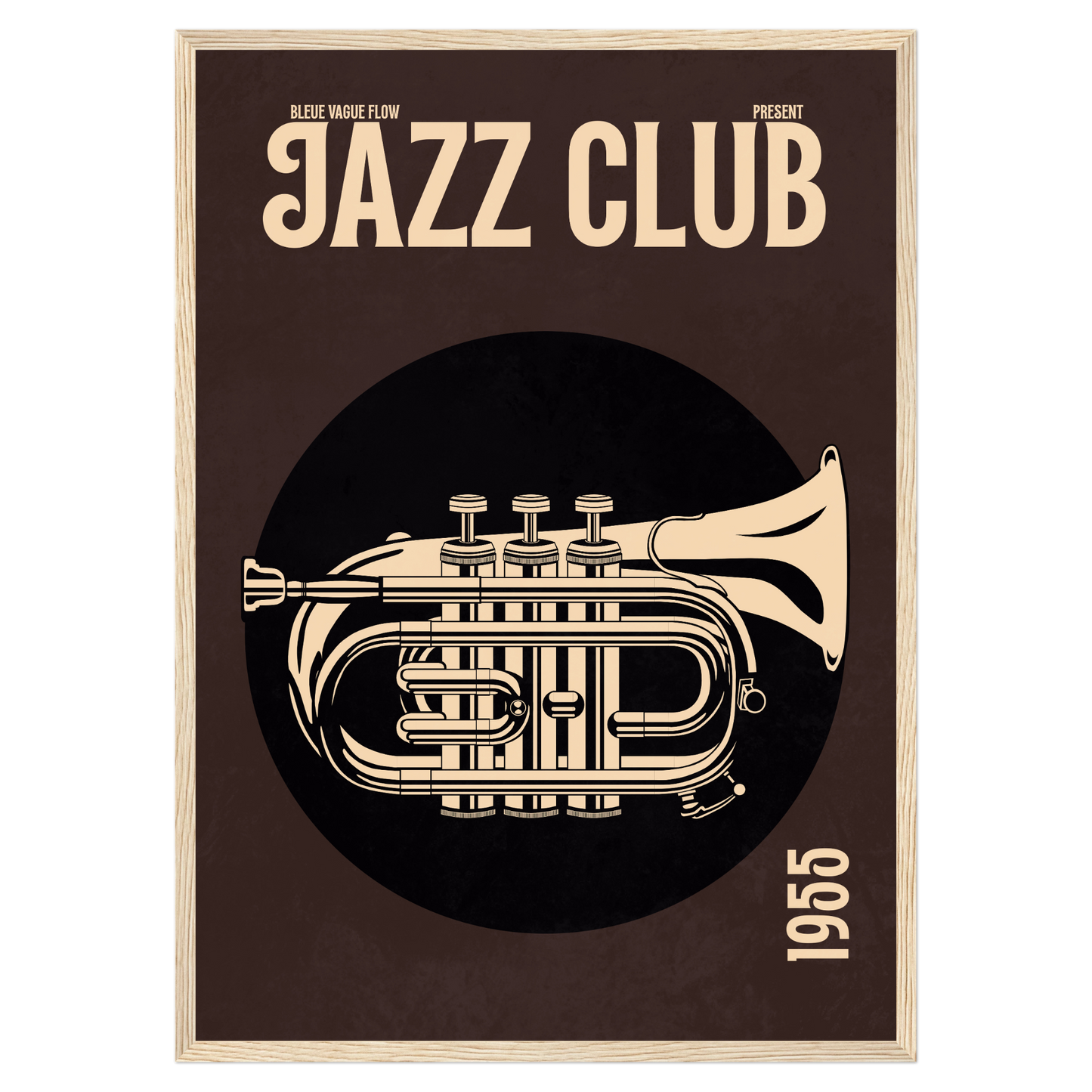 Jazz Club 55 - Trompette De Poche Bleue Vague Flow