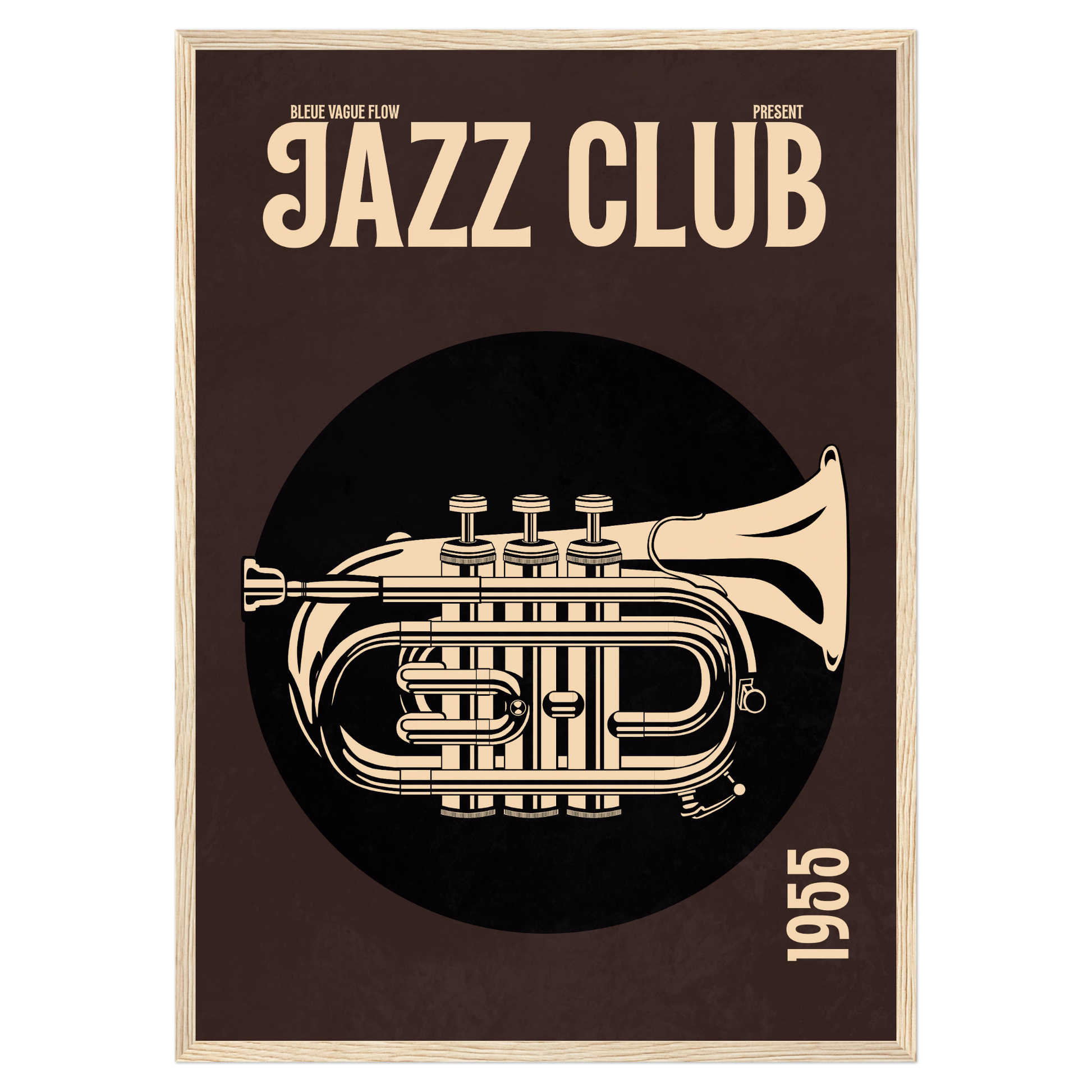 Jazz Club 55 - Trompette De Poche Bleue Vague Flow