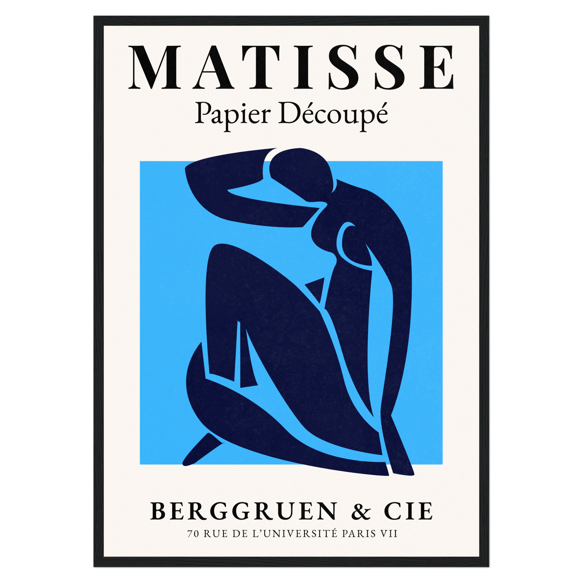Matisse Papier Découpé - No2 Bleue Vague Flow