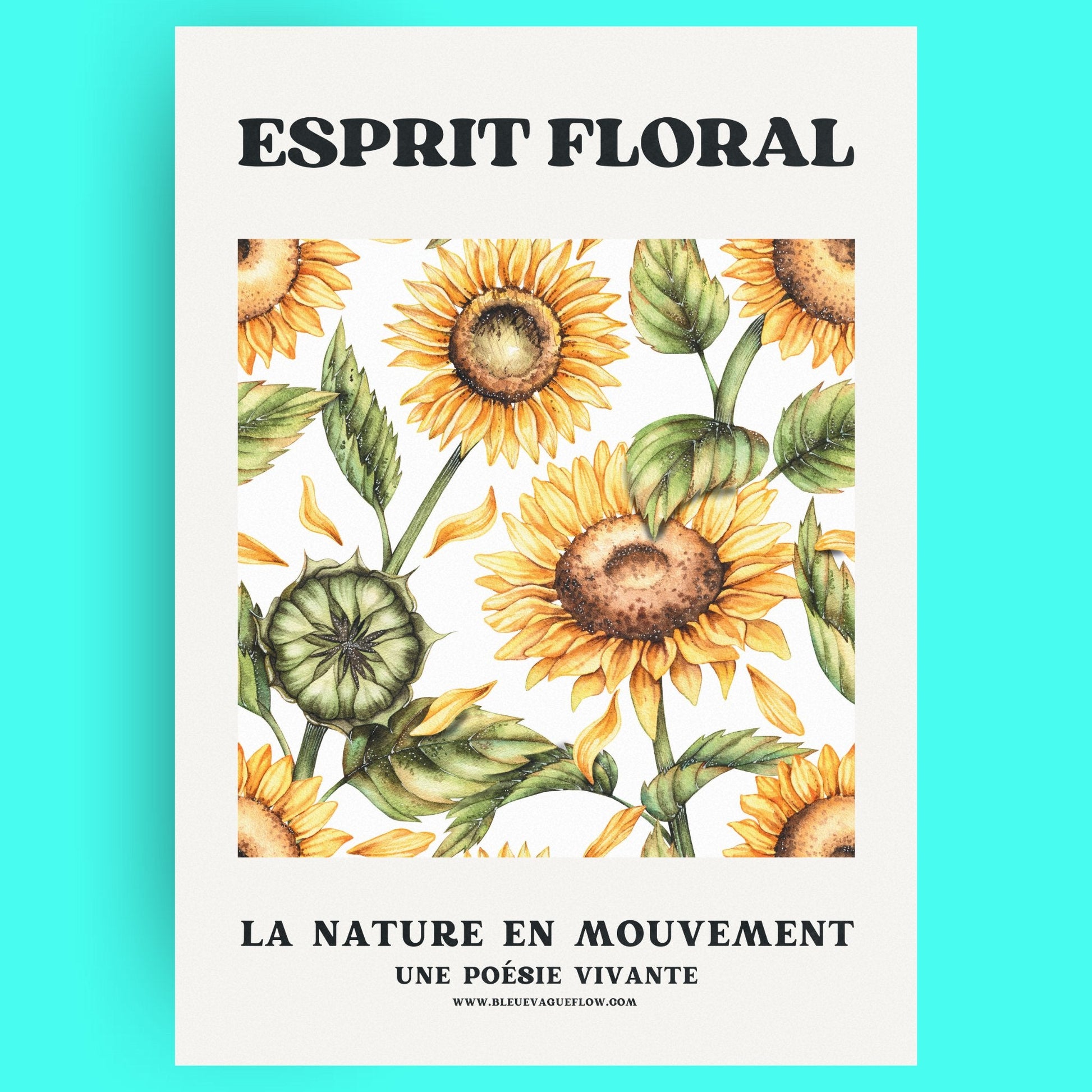 Esprit Floral - Réveil Bleue Vague Flow