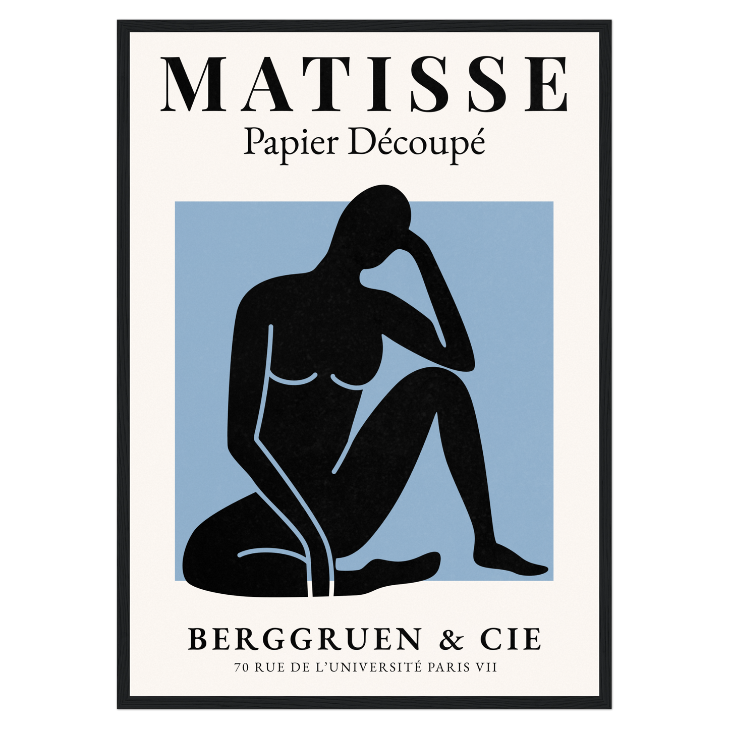 Matisse Papier Découpé - No3 Bleue Vague Flow