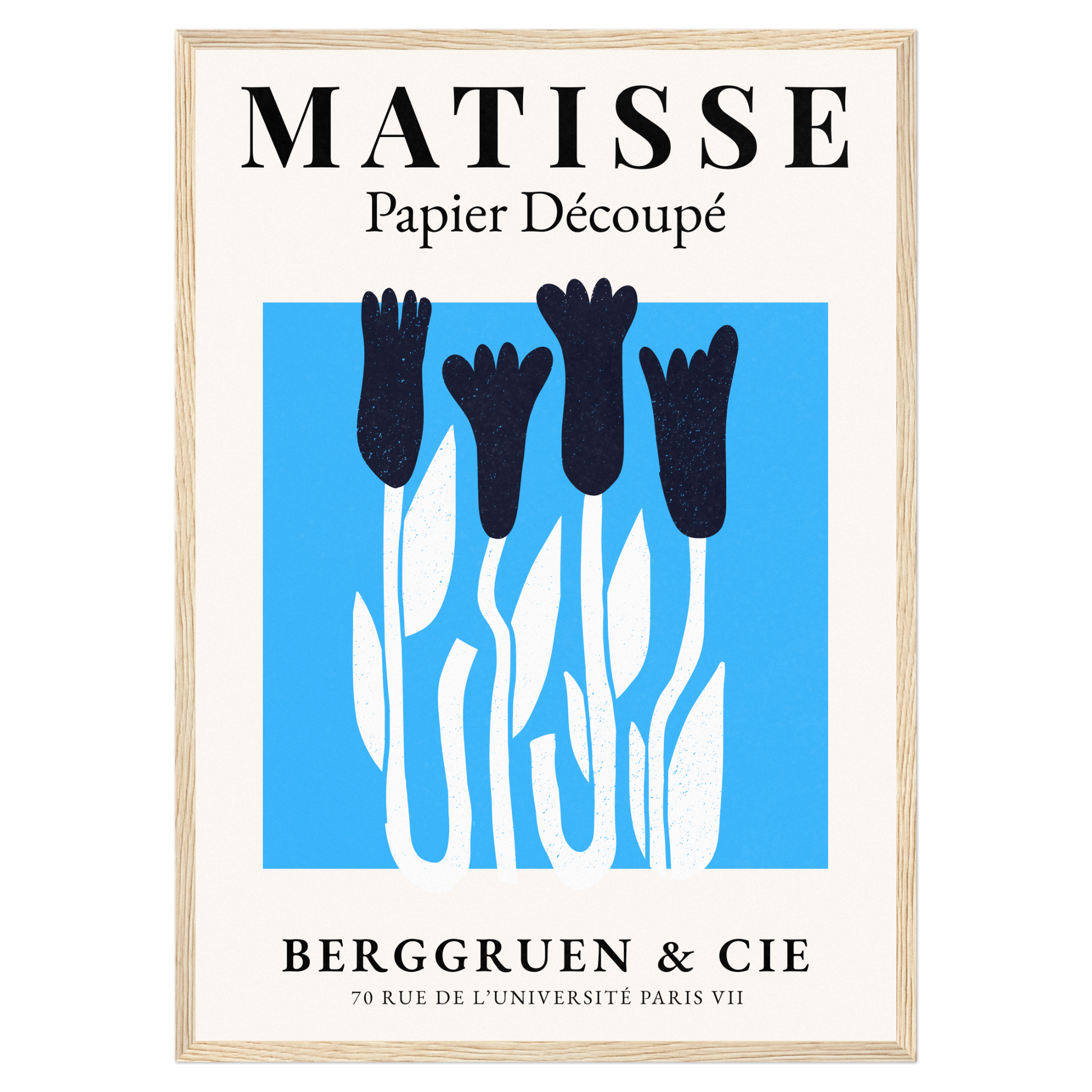 Matisse Papier Découpé - No7 Bleue Vague Flow Print Material