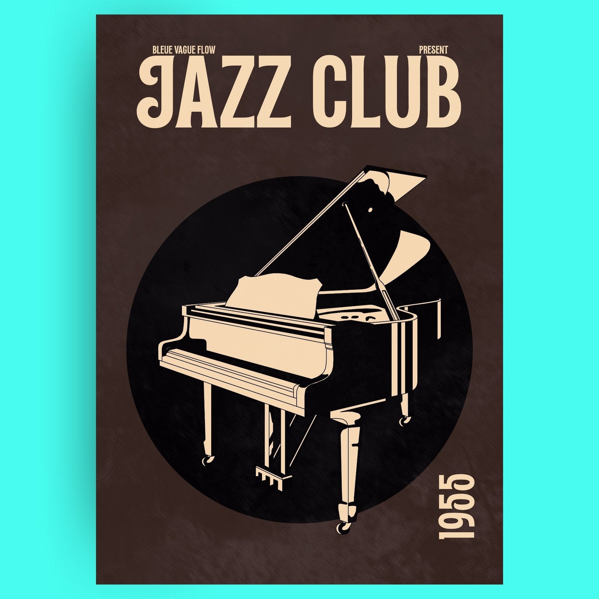 Jazz Club 55 - Piano Bleue Vague Flow