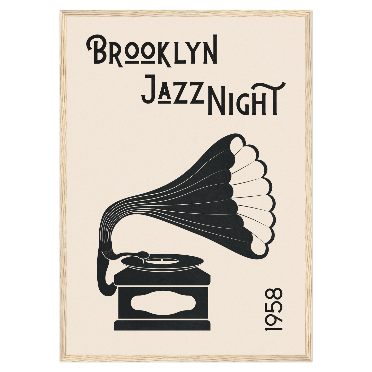 Brooklyn Jazz Night - Vieux Gramophone Bleue Vague Flow