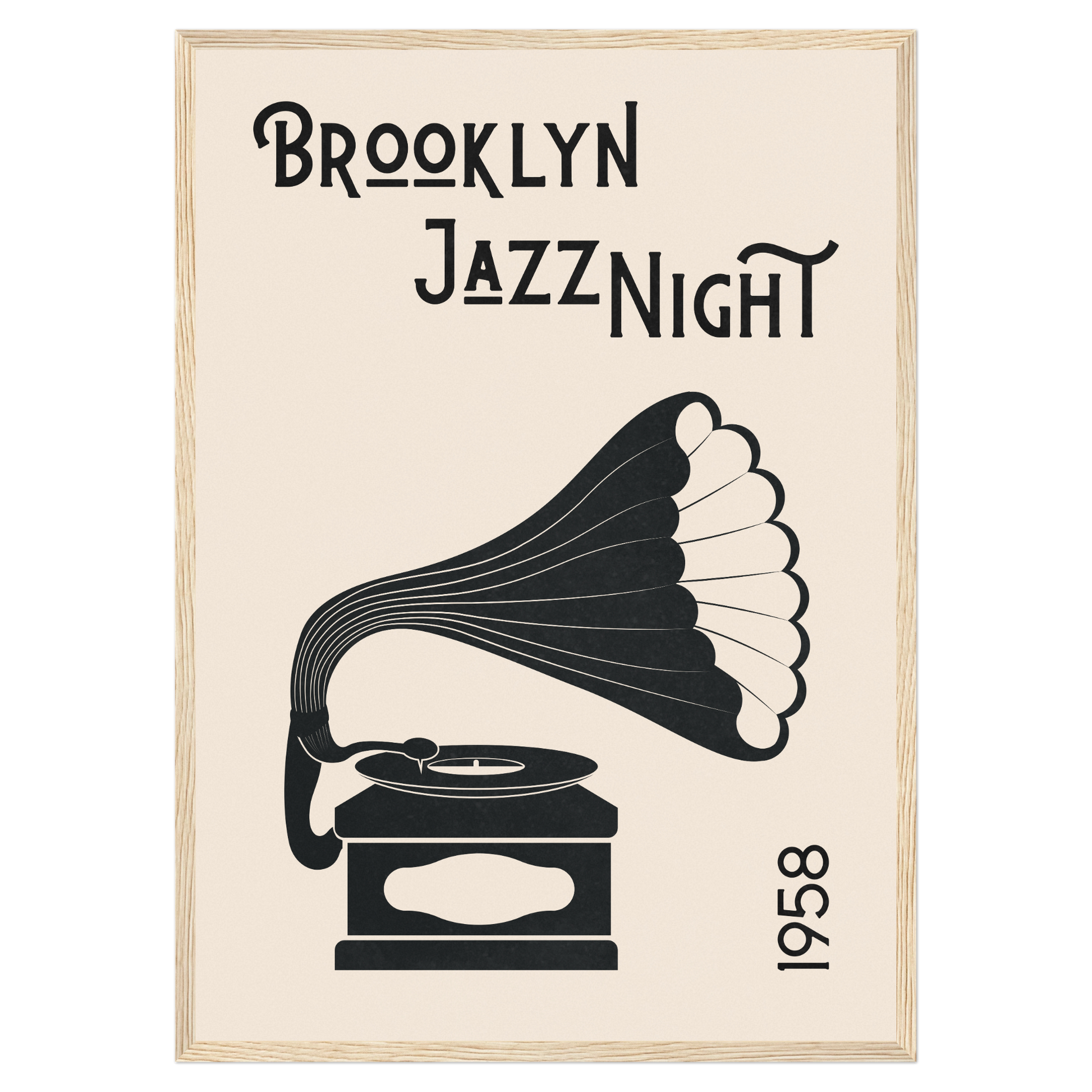 Brooklyn Jazz Night - Vieux Gramophone Bleue Vague Flow