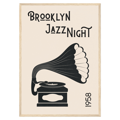 Brooklyn Jazz Night - Vieux Gramophone Bleue Vague Flow