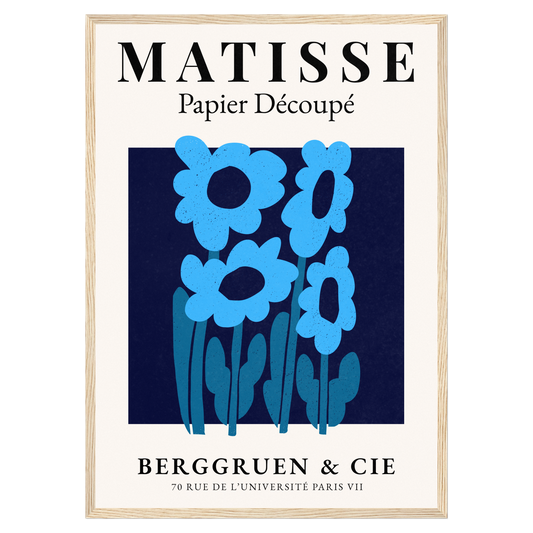 Matisse Papier Découpé - No8 Bleue Vague Flow Print Material