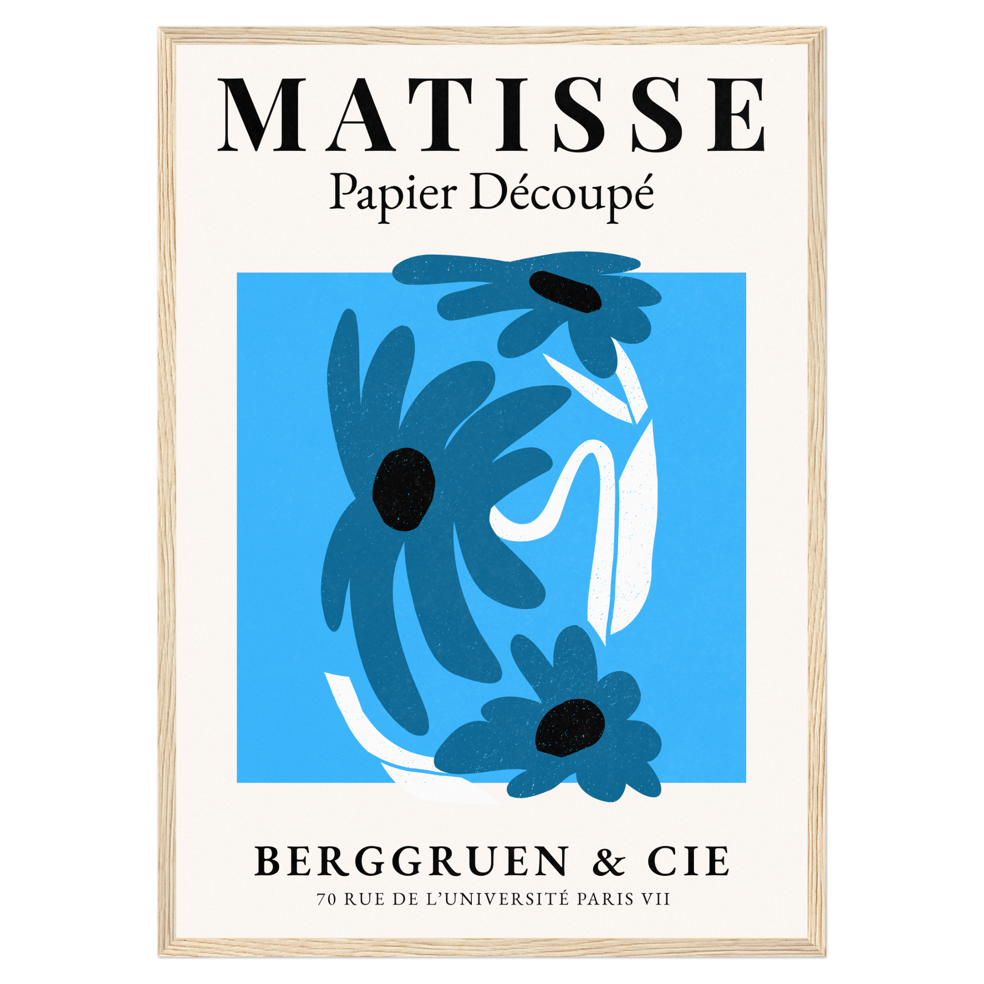 Matisse Papier Découpé - No5 Bleue Vague Flow Print Material