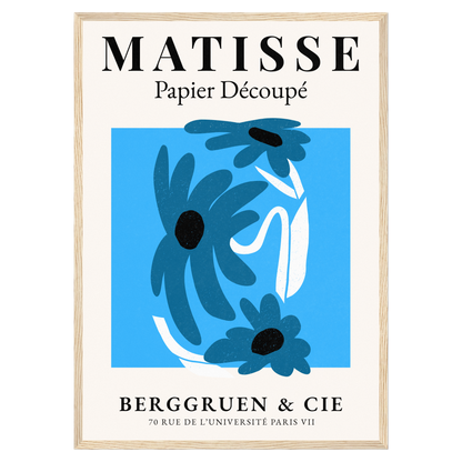 Matisse Papier Découpé - No5 Bleue Vague Flow Print Material