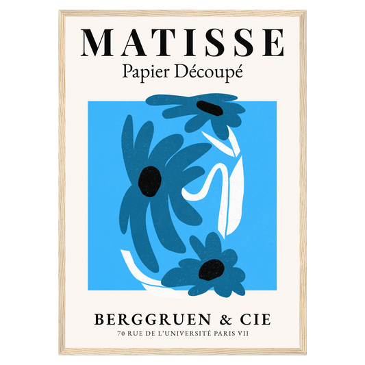 Matisse Papier Découpé - No5 Bleue Vague Flow Print Material