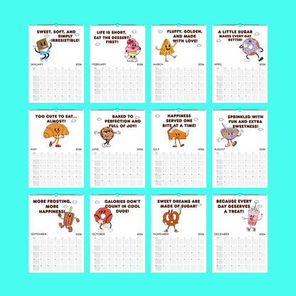 Calendrier Sugar & Smile 2026 - Sweat Calendar (ENG)