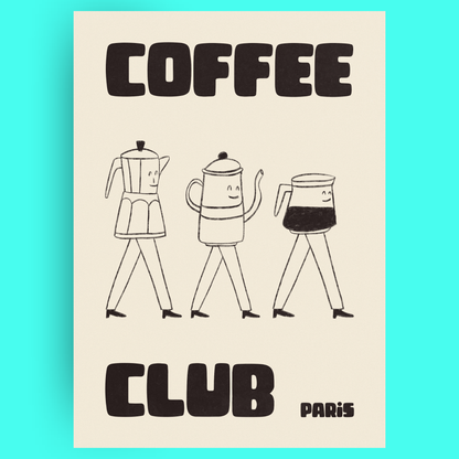 Coffee Club - Parade Bleue Vague Flow
