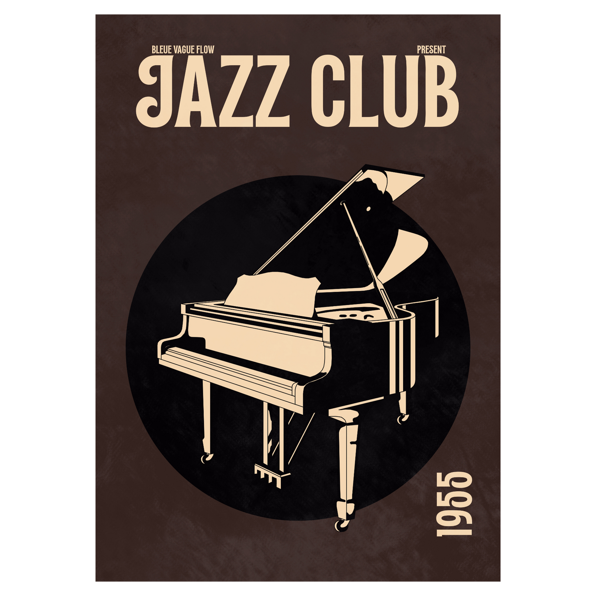 Jazz Club 55 - Piano Bleue Vague Flow