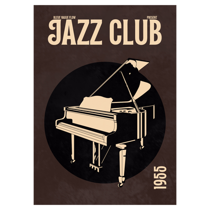 Jazz Club 55 - Piano Bleue Vague Flow