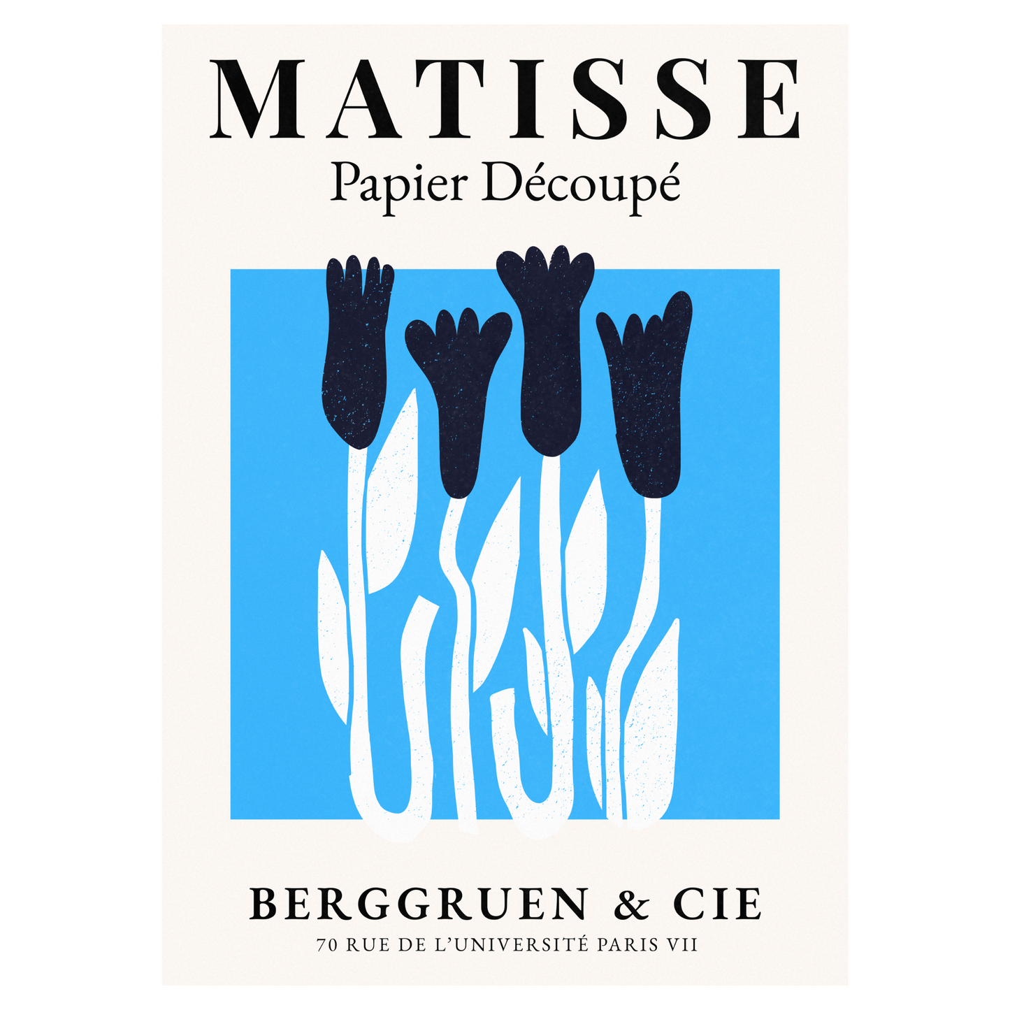 Matisse Papier Découpé - No7 Bleue Vague Flow Print Material