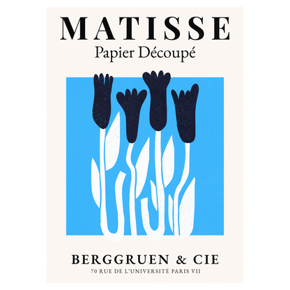 Matisse Papier Découpé - No7 Bleue Vague Flow Print Material